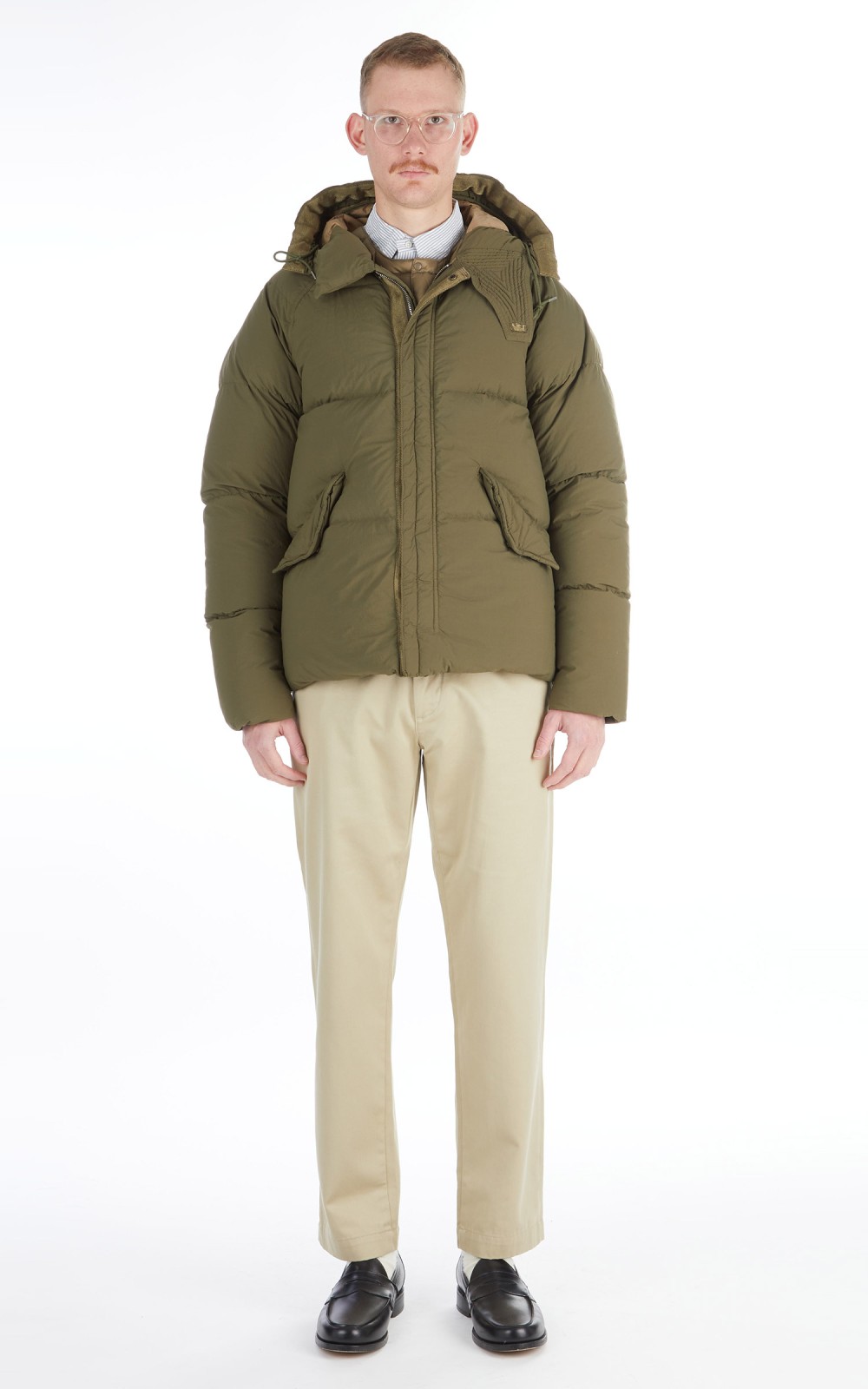 Ten-c Arctic Down Parka オリーブグリーン 48 Ten c Arctic Short Down Parka - DeeCee style