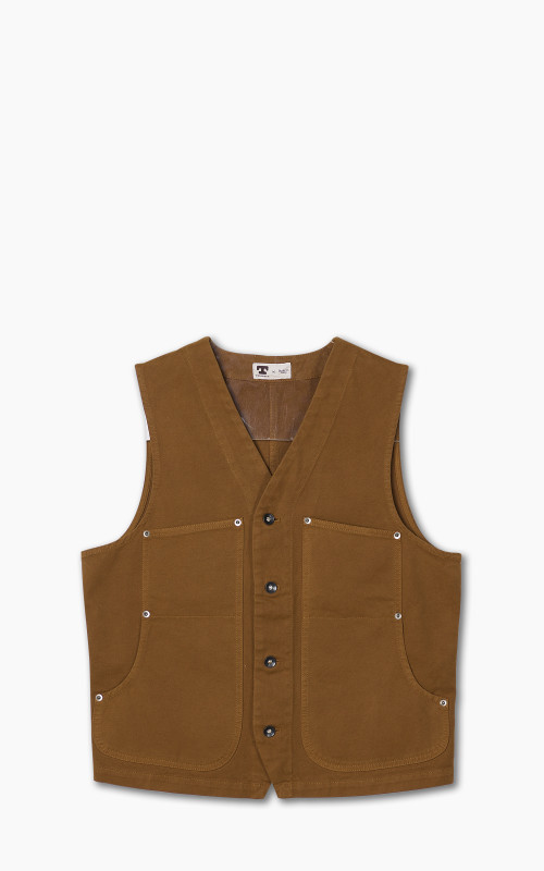 Tellason Ranchhand Vest Canvas Tobac