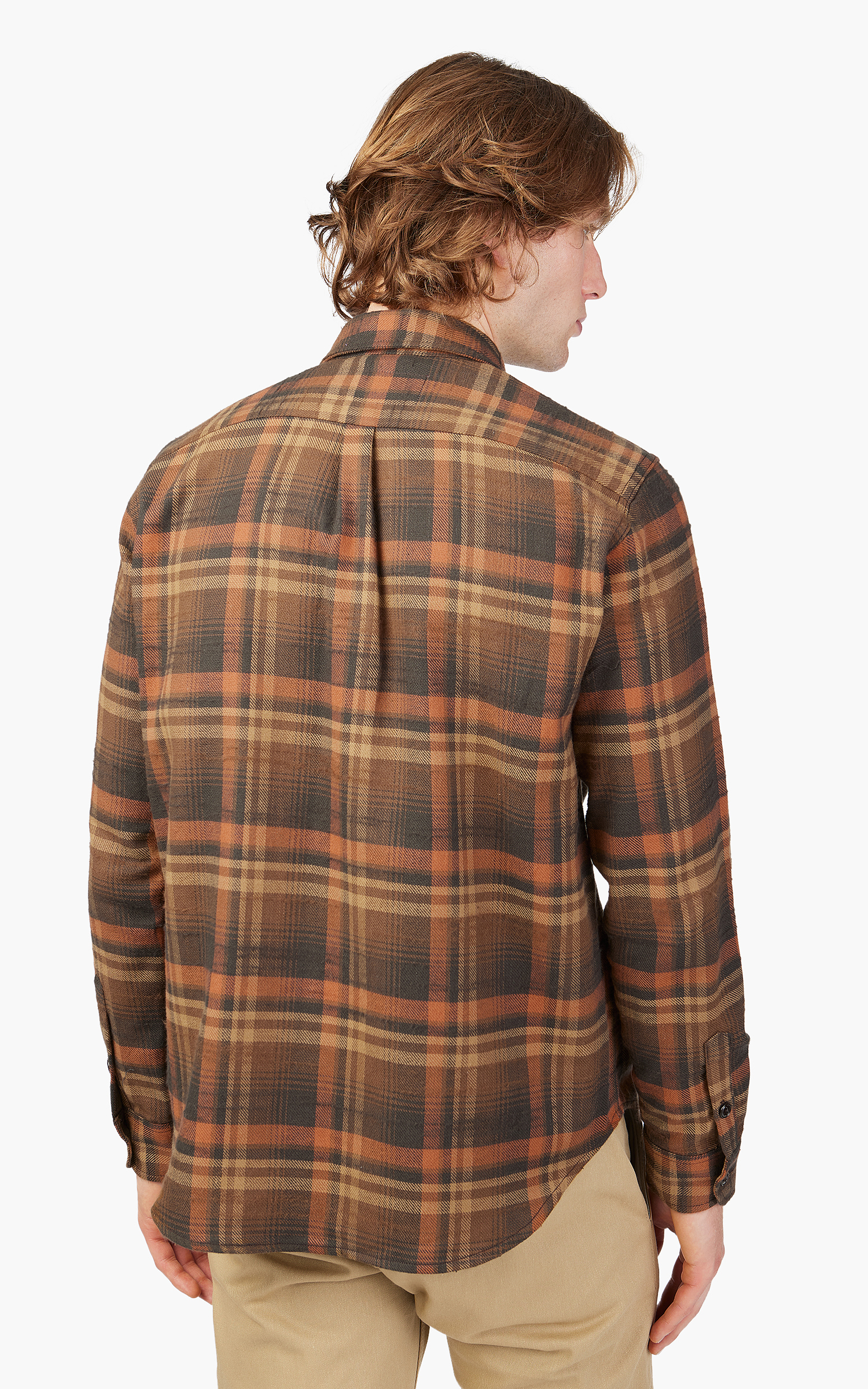 Rogue Territory Oxford Shirt Copper Plaid | Cultizm