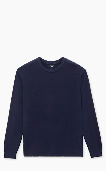 Momotaro Jeans MXTS1034 Yarn Dyed Longsleeve Tee Indigo 6.6oz