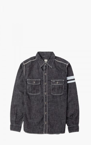Momotaro Jeans SJ091D Selvedge Denim Work Shirt GTB SJ091D