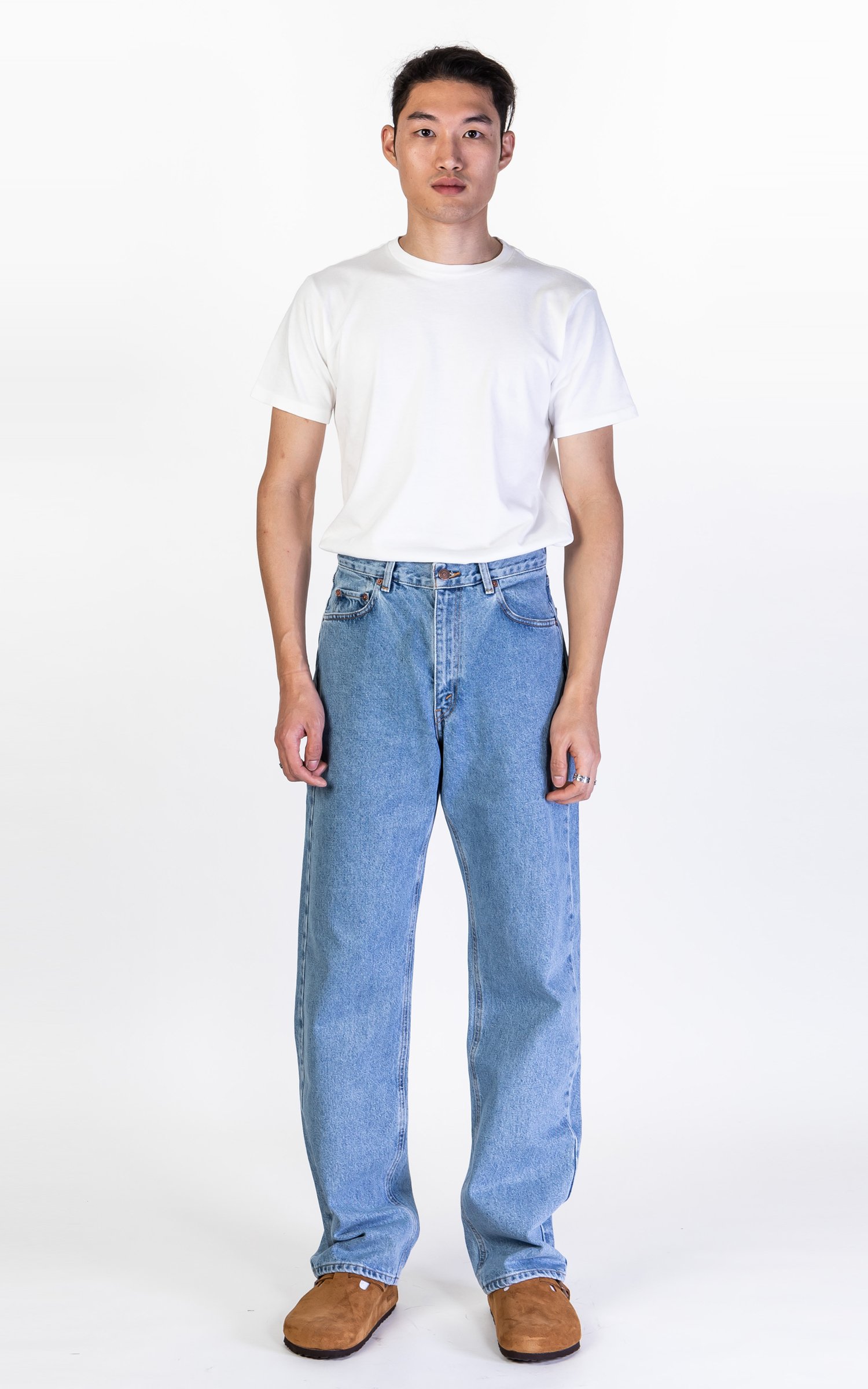 Levi's® Vintage Clothing 554 Relaxed Jeans 80s Bright Stone | Cultizm