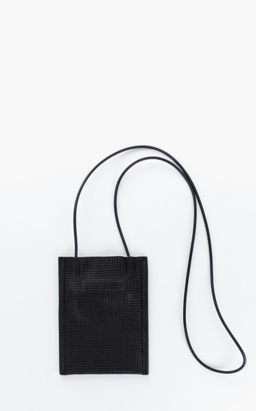 Amiacalva A125 Mesh Leather Pochette Black