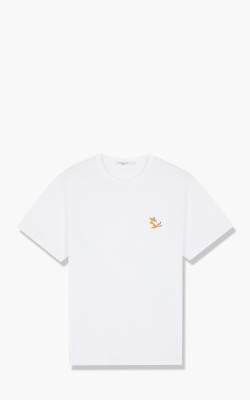 Maison Kitsuné Chillax Fox Patch Classic T-Shirt White GU00154KJ0010-P100