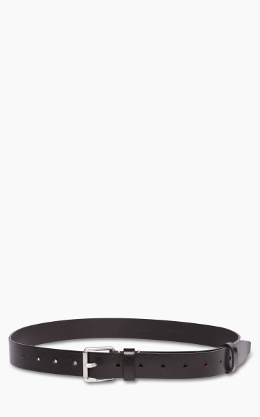 Lemaire Reversed Belt Leather 30 Dark Brown