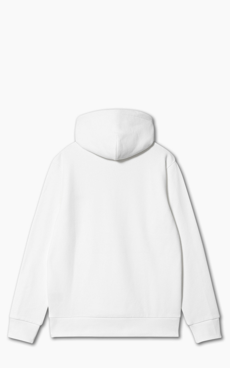 Carhartt WIP Hooded Script Embroidery Sweat White/Black