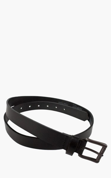 Naked &amp; Famous Denim Buffalo Belt Leather Black