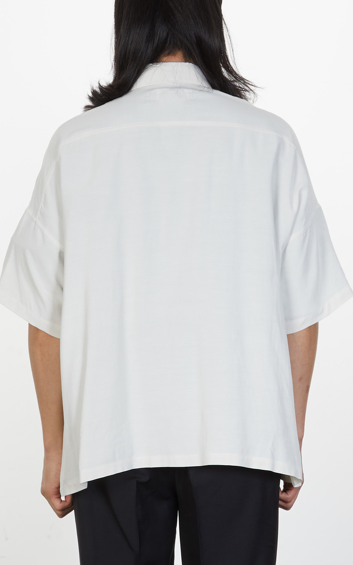 Markaware 'Marka' Ripstop Wide Shirt S/S White | Cultizm