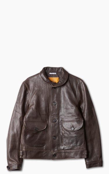 Shangri-La Heritage Cossack Lambskin Leather Jacket Testa di Moro