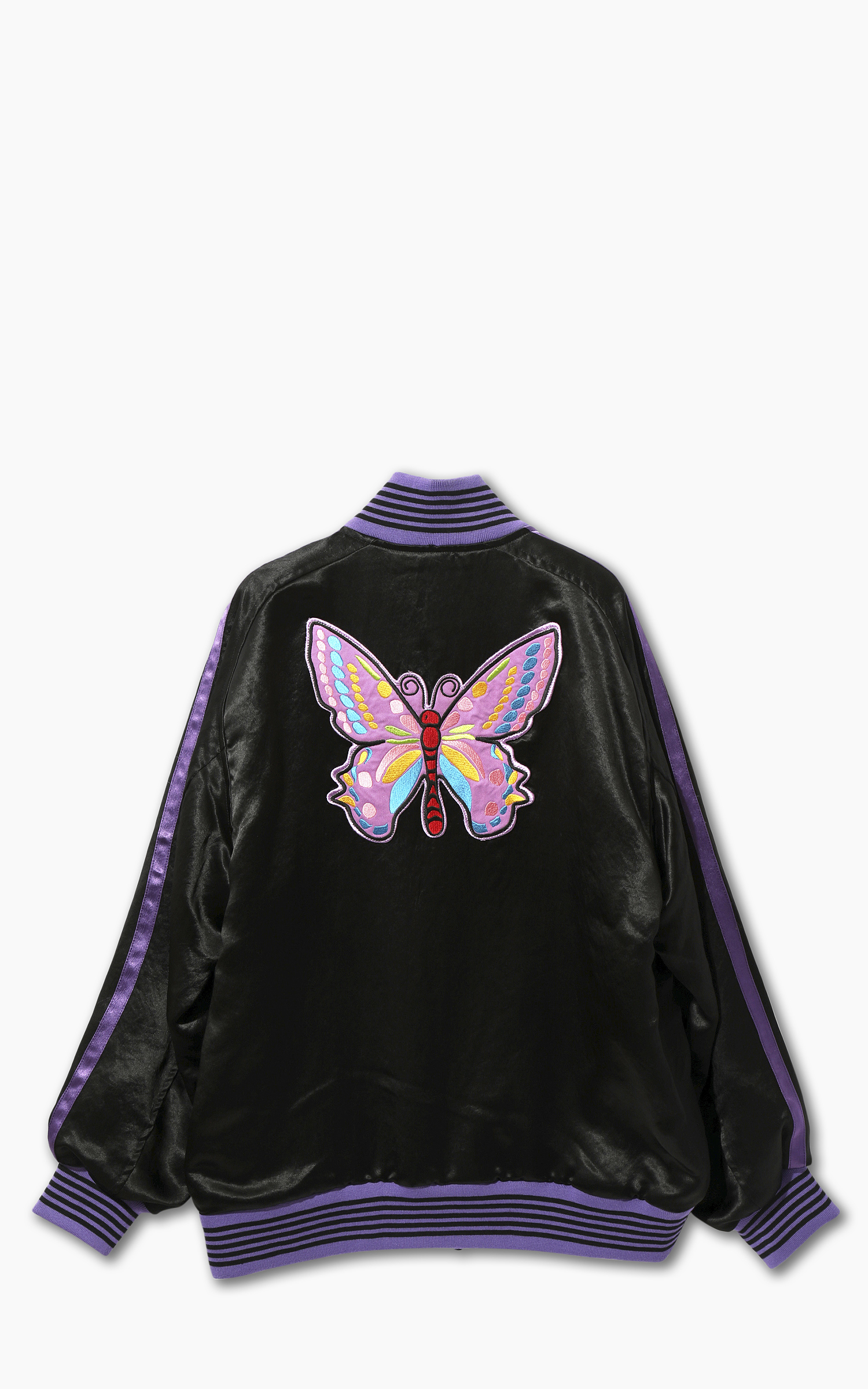 Needles Award Jacket Acetate Sateen Black | Cultizm