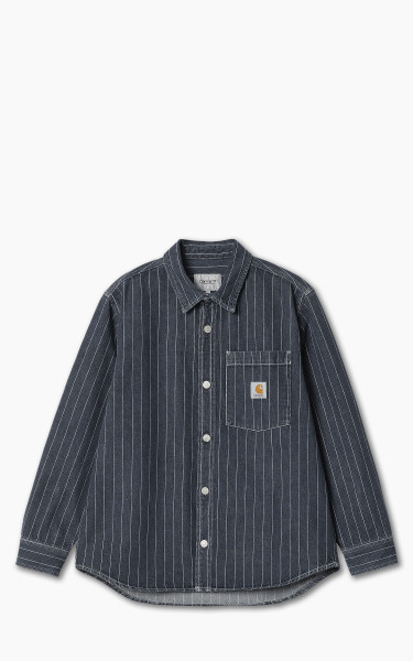 Carhartt WIP Orlean Shirt Jac Orlean Stripe Blue/White Stone