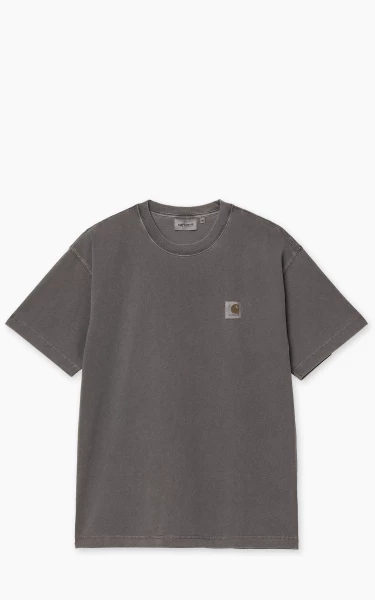 Carhartt WIP S/S Nelson T-Shirt Garment Dyed Graphite
