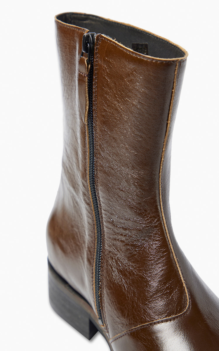 Our Legacy - Camion Boot Cognac Brown Leather