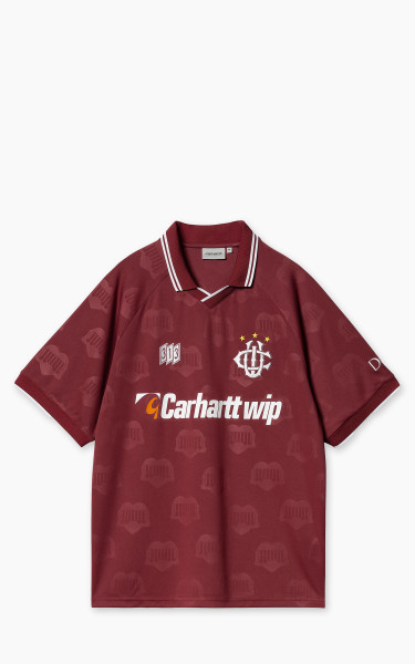 Carhartt WIP S/S Hartt&#039;s Football T-Shirt Heart Train Jacquard/Mulberry