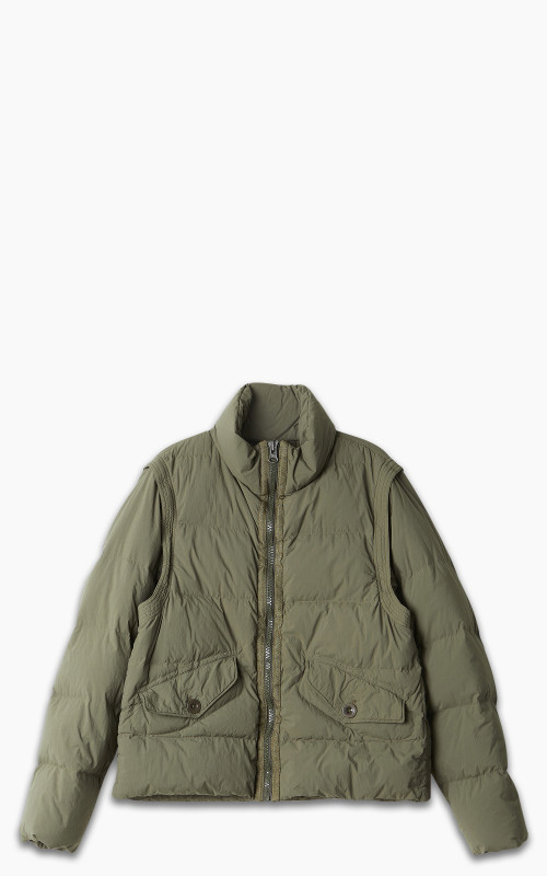 Ten C Austral Down Jacket Vest Olive