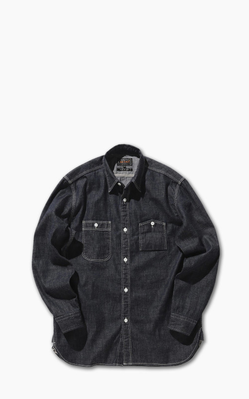 Beams Plus New Denim Work Shirt Indigo