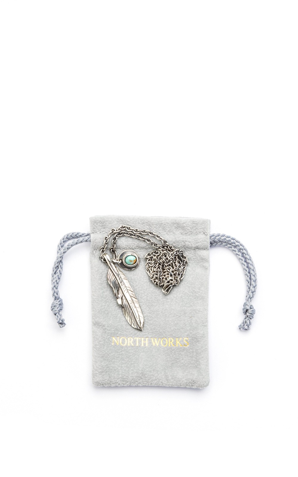 Amazon.com: Men's Feather Necklace, Long Blue Leather