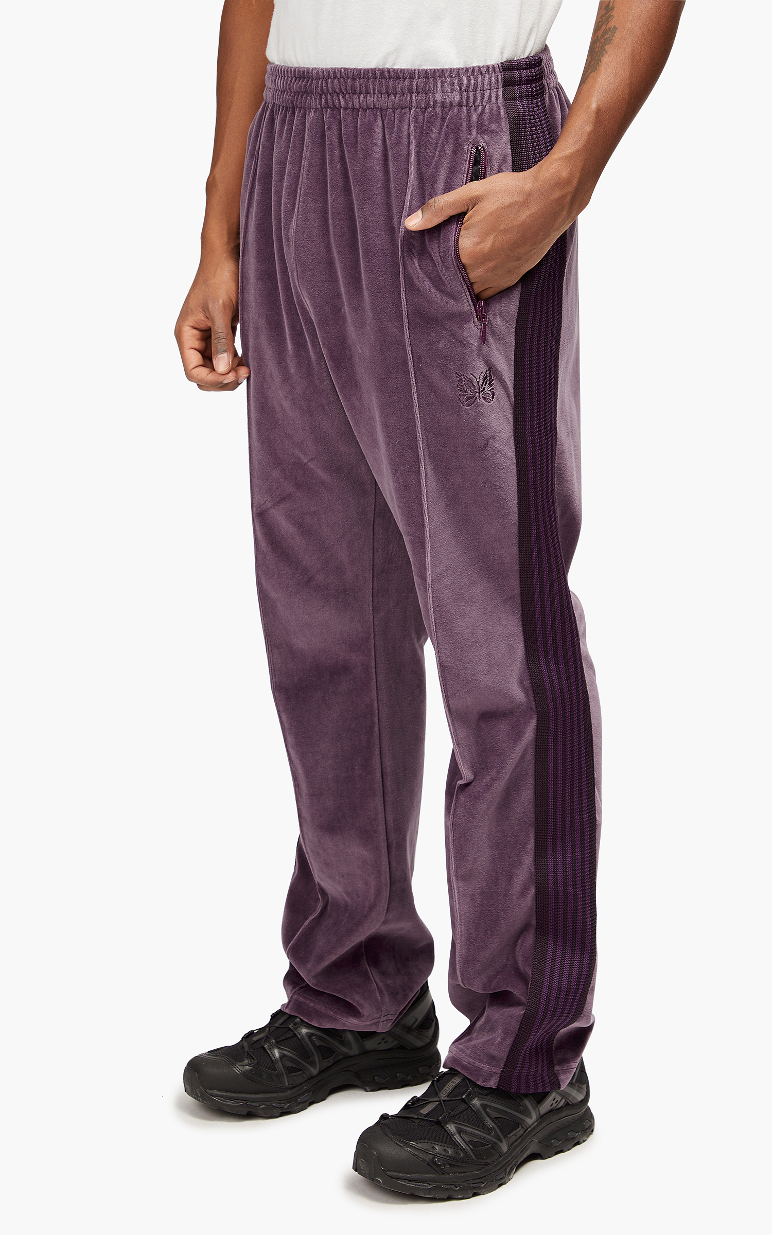 NEEDLES Narrow Track Pant ベロア (LQ236) - パンツ