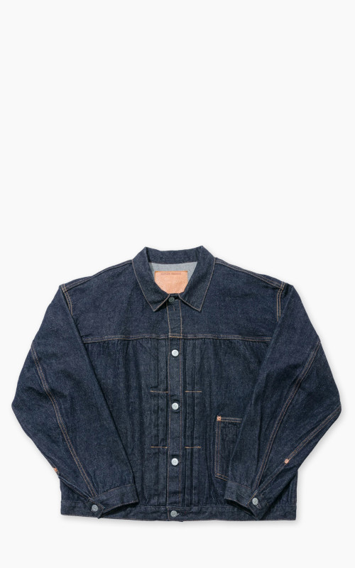 Kaptain Sunshine Denim Tracker 1P Jacket One Wash Indigo