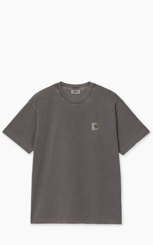 Carhartt WIP S/S Nelson T-Shirt Garment Dyed Graphite