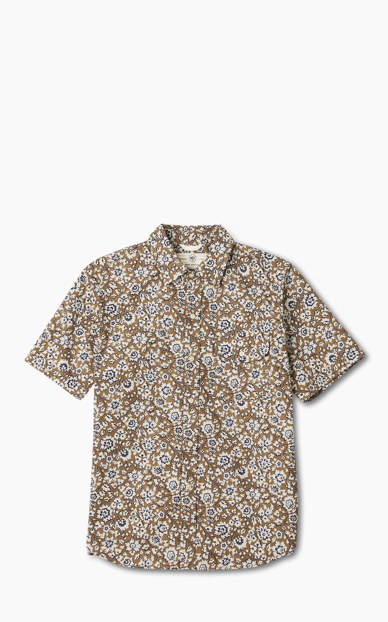 Rogue Territory Maker Shirt Gold Floral | Cultizm