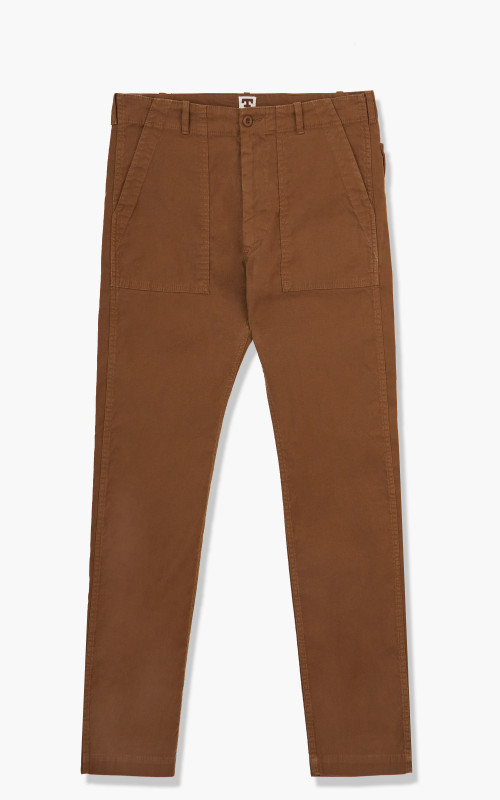 Tellason Fatigue Pant Tapered Bedford Mocha Brown 10000100140