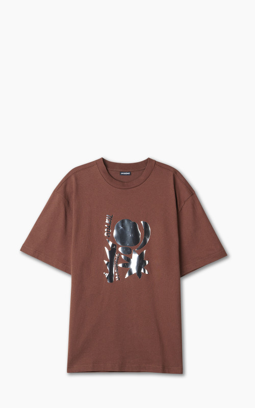 Jacquemus Le T-Shirt Prata Sun Mirror Print Mirror Brown