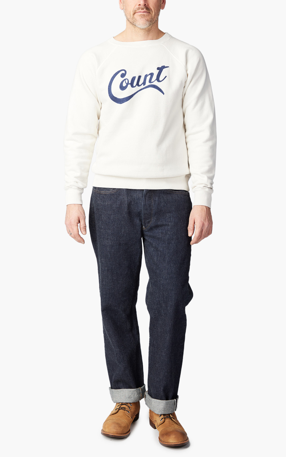 染み込み◎ WAREHOUSE College Raglan Sweat Warehouse & Co 401 Plain Sweatshirt - Heather Grey | SON OF