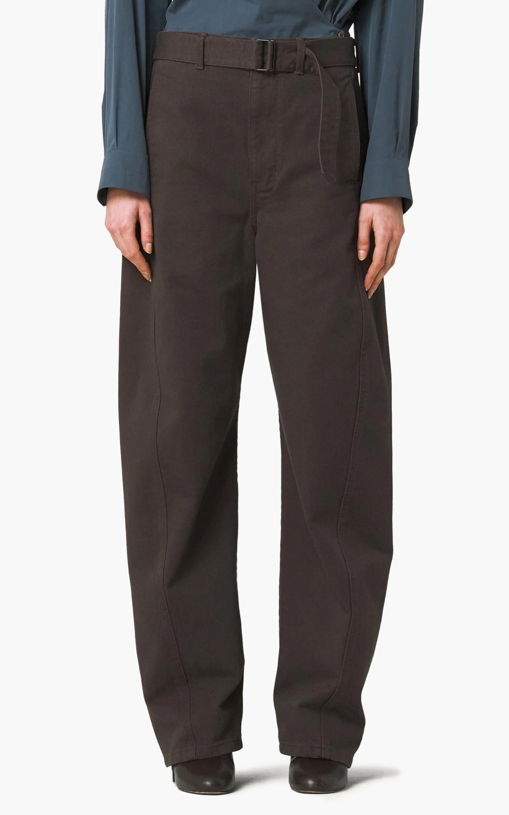 LEMAIRE - ESPRESSO TWISTED BELTED PANTS – LE LABO STORE