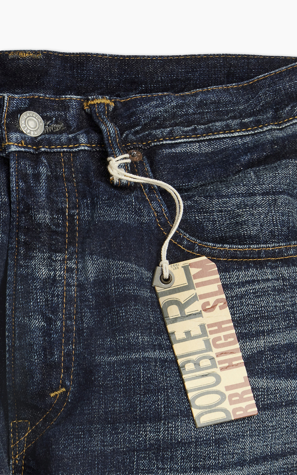 RRL High Slim Selvedge Jean Bayview Wash | Cultizm