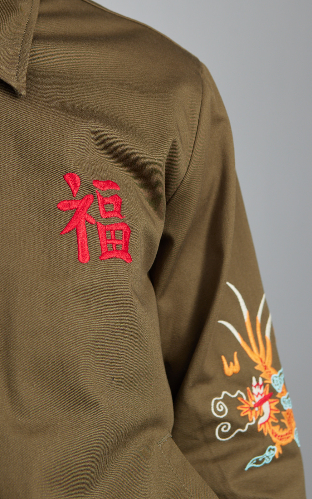 Houston Vietnam Jacket Map Olive Drab | Cultizm