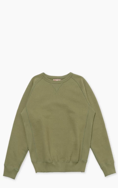 Wonder Looper Pullover Crewneck Double Heavyweight French Terry Sage