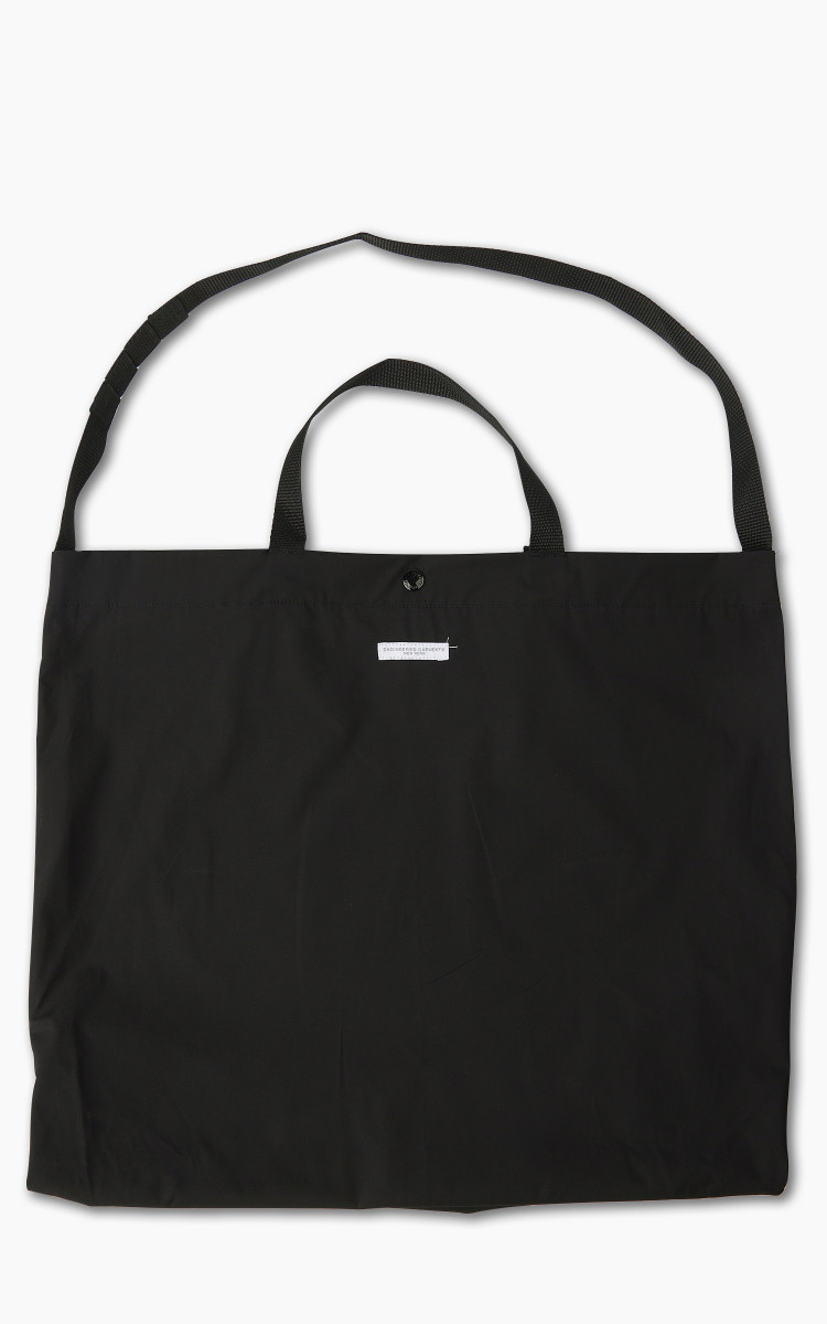 Engineered Garments Carry All Tote Cotton Duracloth Poplin Black Cultizm