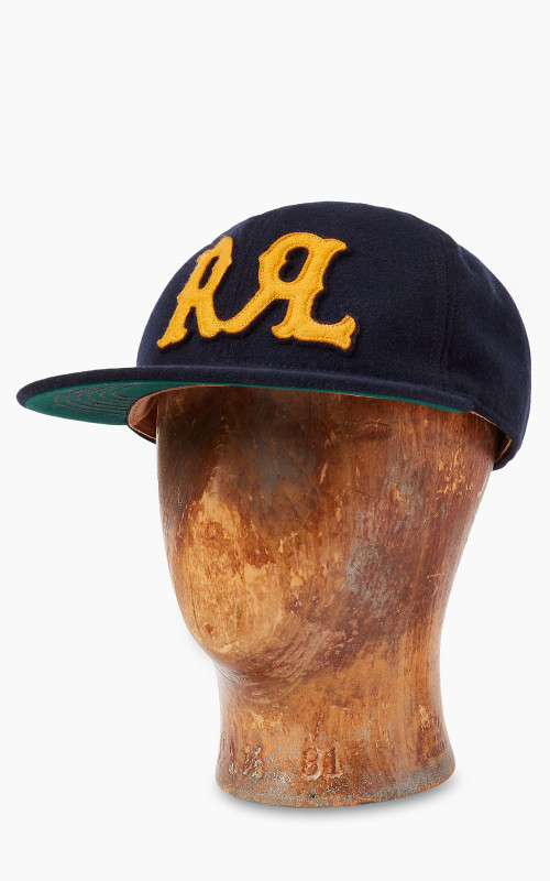 RRL 1930s Wool Ball Cap Navy | Cultizm