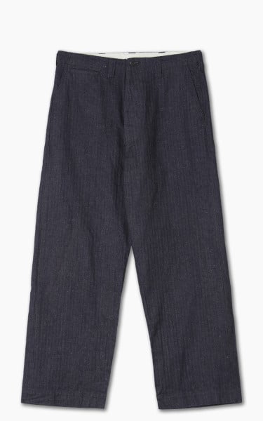 Samurai Jeans SWC600C23-HB Wide Work Pants Neppy HBT Indigo 13oz