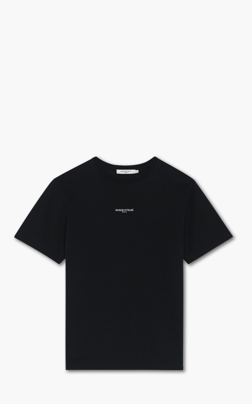 Maison Kitsuné Maison Kitsune Paris Embroidery Relaxed T-Shirt Black