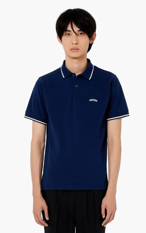 AMI Paris Polo Shirt Nautic Blue