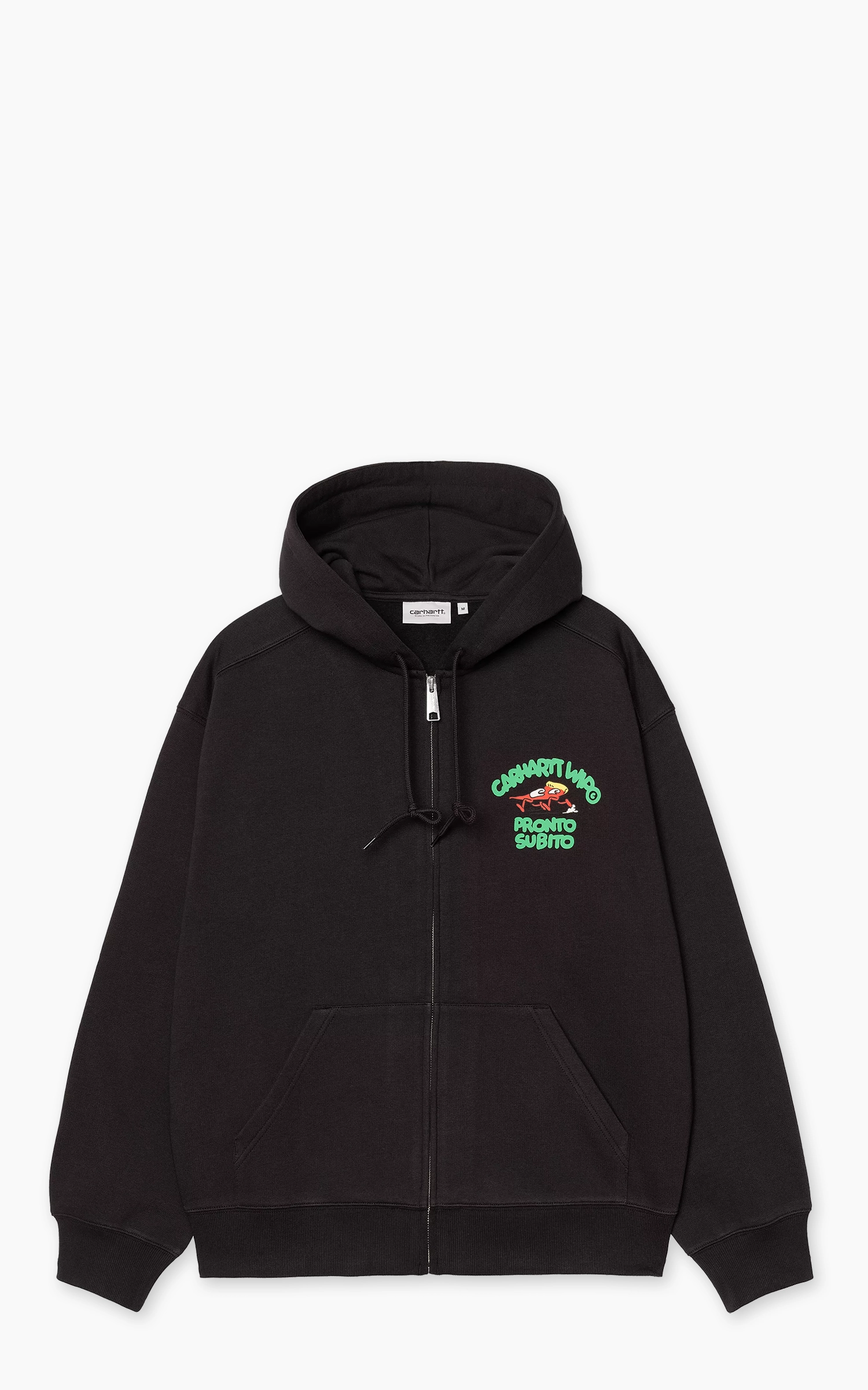 【carhartt】\"Hooded Pronto\" スウェット ジップ フーディ/black Carhartt WIP Hooded Pronto Sweat Jacket Black | BSTN Store