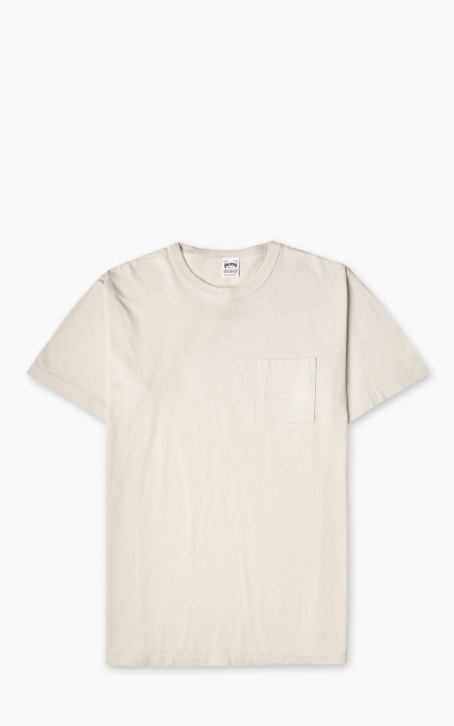 Houston Pigment Dyed Pocket T-Shirt Off White