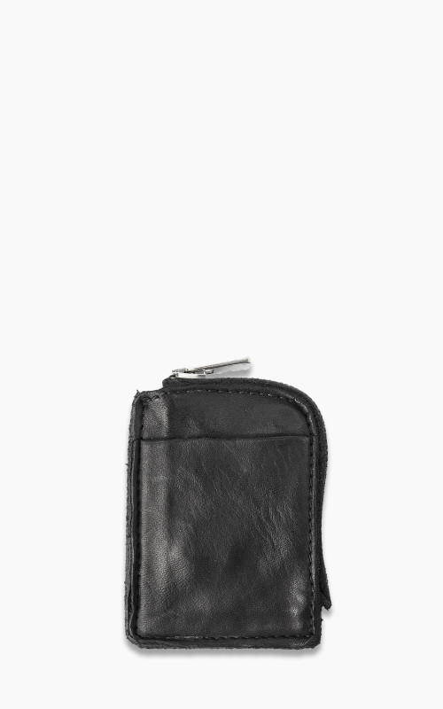 Guidi S02 Small Wallet Leather Soft Horse Full Grain Black