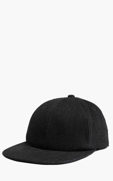 Naked &amp; Famous Denim Baseball Cap Japan Heritage Selvedge Black 1900662BH-BLK