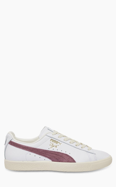 Puma Clyde Base Puma White/Wood Violet/Puma Team Gold