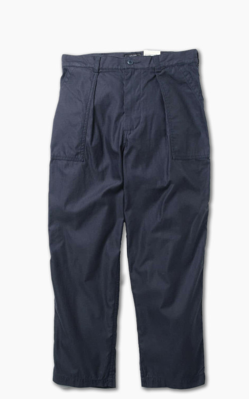 Beams Plus Back Satin Baker Pants Navy