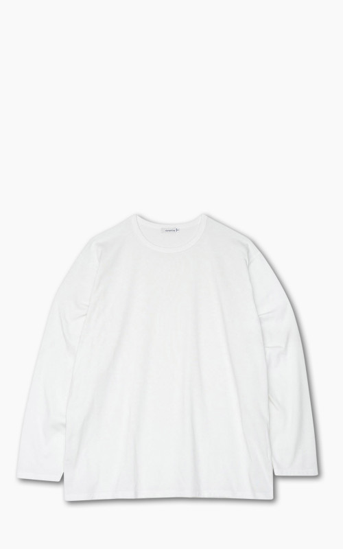 Nanamica COOLMAX Jersey L/S Tee White