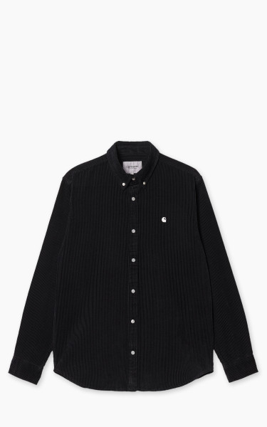 Carhartt WIP L/S Madison Cord Shirt Black/Wax