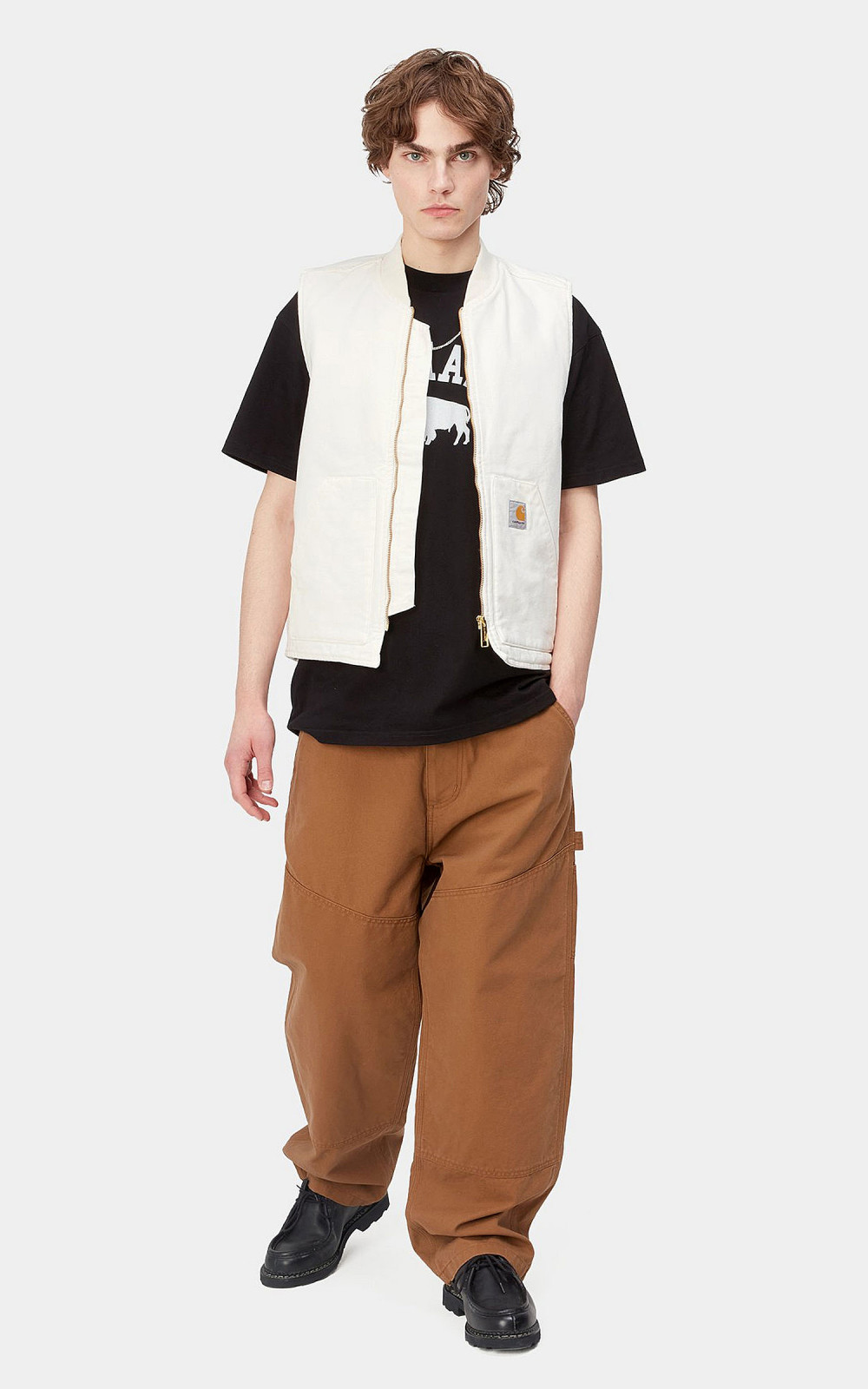 新品同様 Carhartt CLASSIC VEST-Wax (rinced) Carhartt WIP - Classic Vest - Wax Rinsed | Hardpressed Print