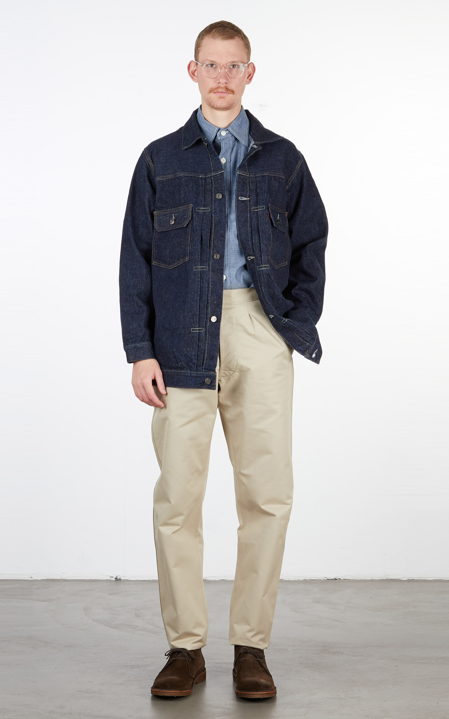 Levi's® Vintage Clothing Type II Long LVC TII Rinsed | Cultizm
