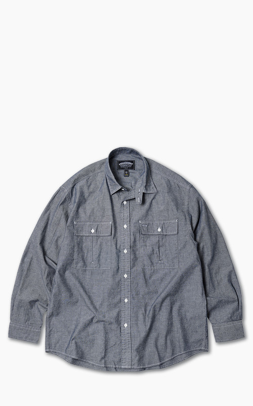 FrizmWORKS Chambray Work Shirt Indigo