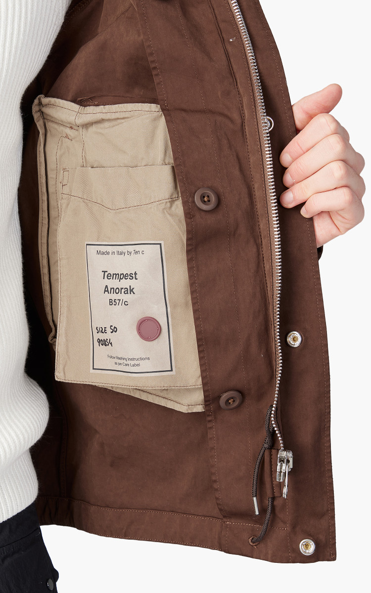 Ten C Tempest Anorak Walnut | Cultizm Ten C Tempest Anorak Walnut | Cultizm