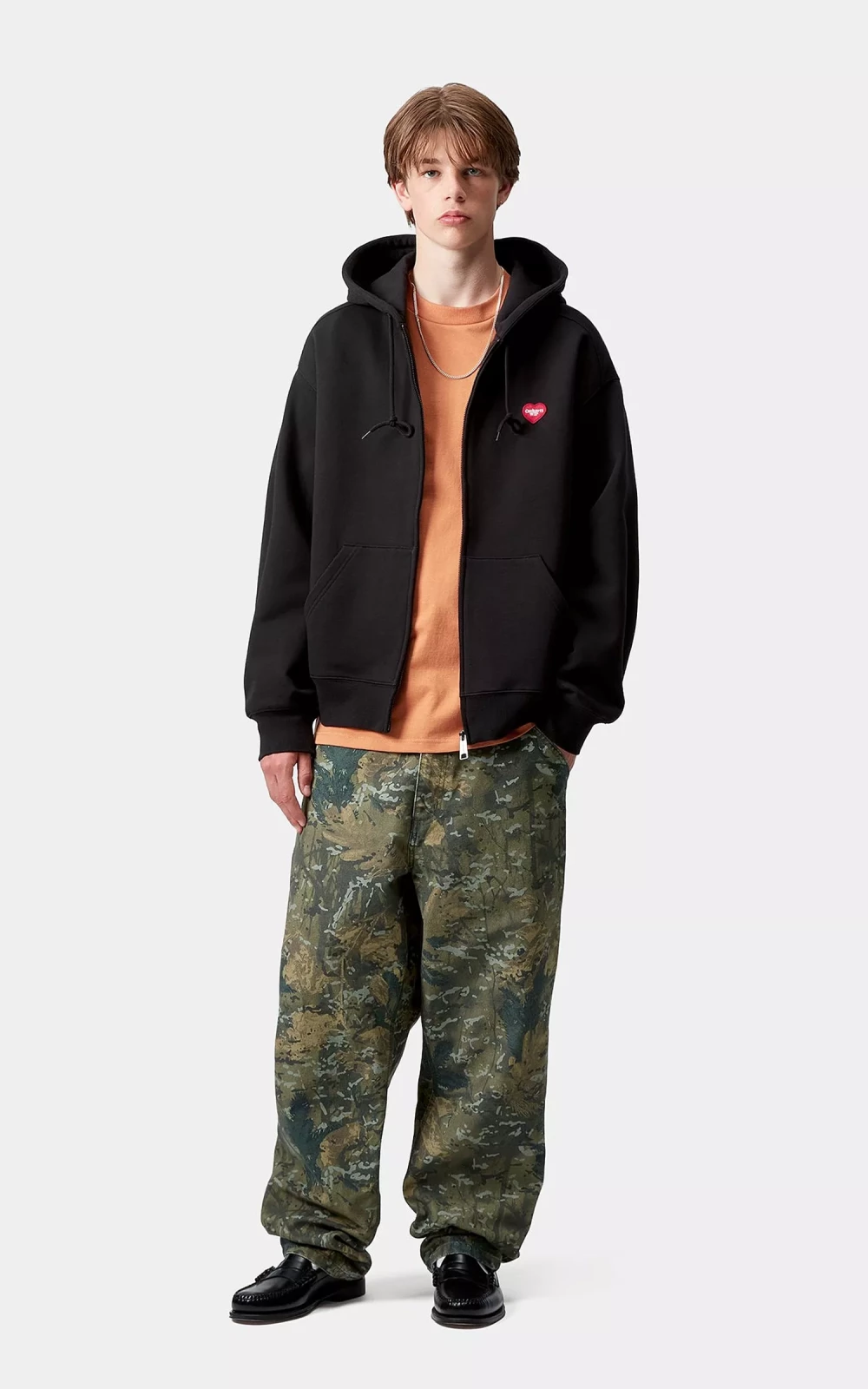 Carhartt WIP Hooded Heart II Hartt Sweat Jacket Black | Cultizm